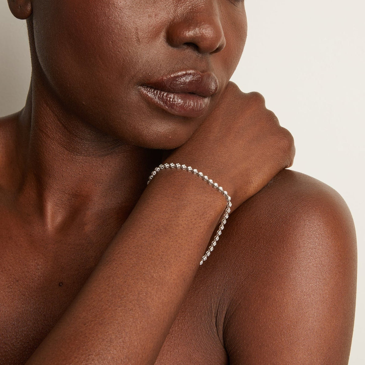Petite Lab Grown Diamond Tennis Bracelet
