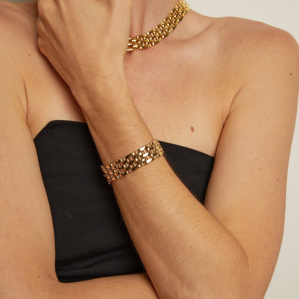 Panther Chain Link Bracelet