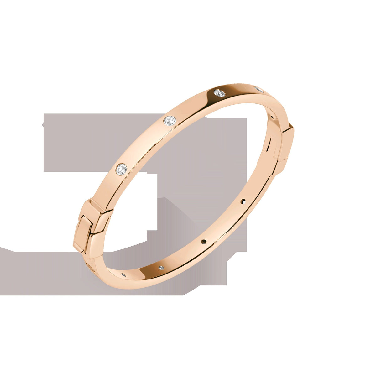 Lab Grown Diamond Station Cuff Bracelet