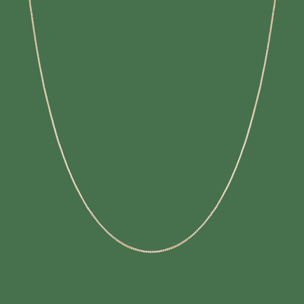 Small Box Chain Necklace