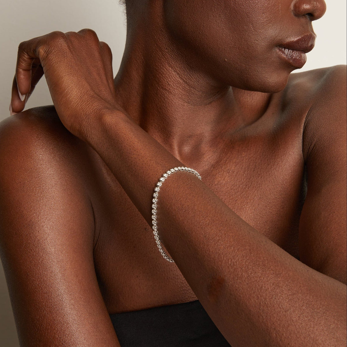 Mini Lab Grown Diamond Tennis Bracelet