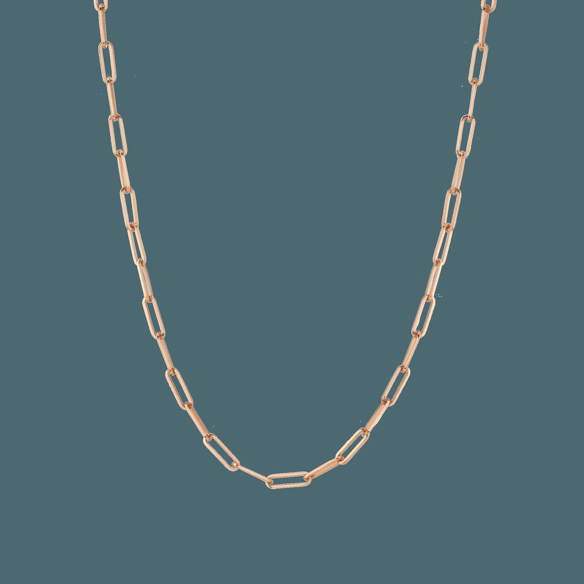 Large Paperclip Chain Necklace