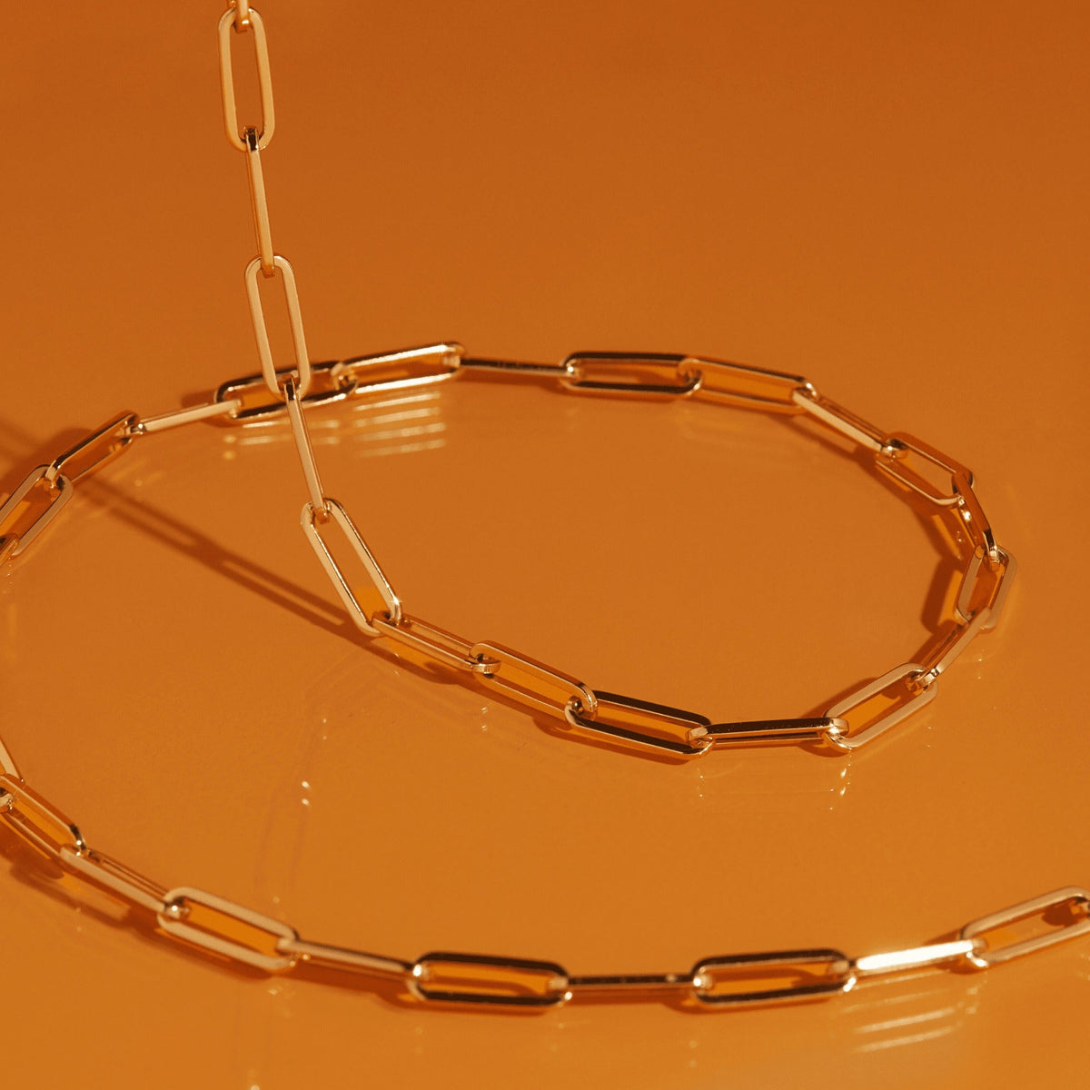 Large Paperclip Chain Necklace
