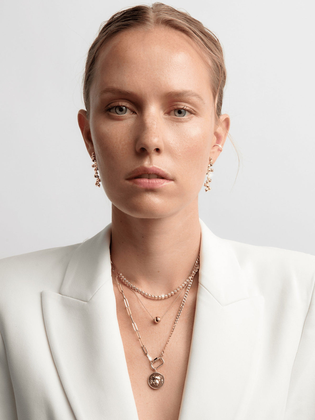 AURATE X KERRY: Lioness Pendant Necklace