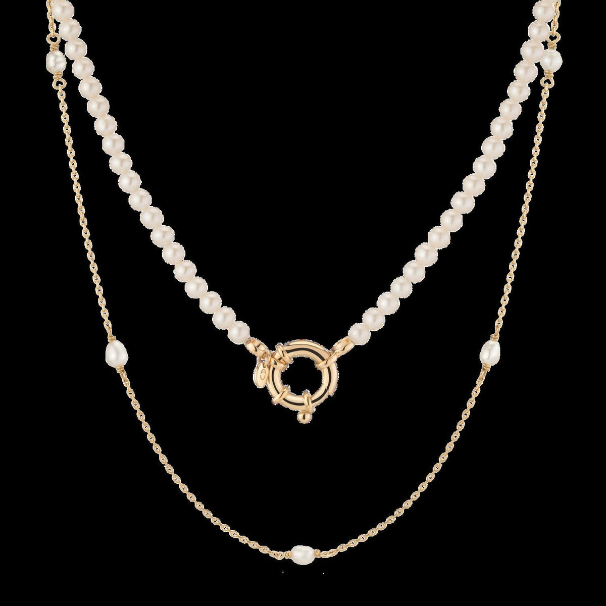 Pearl Necklace Stack