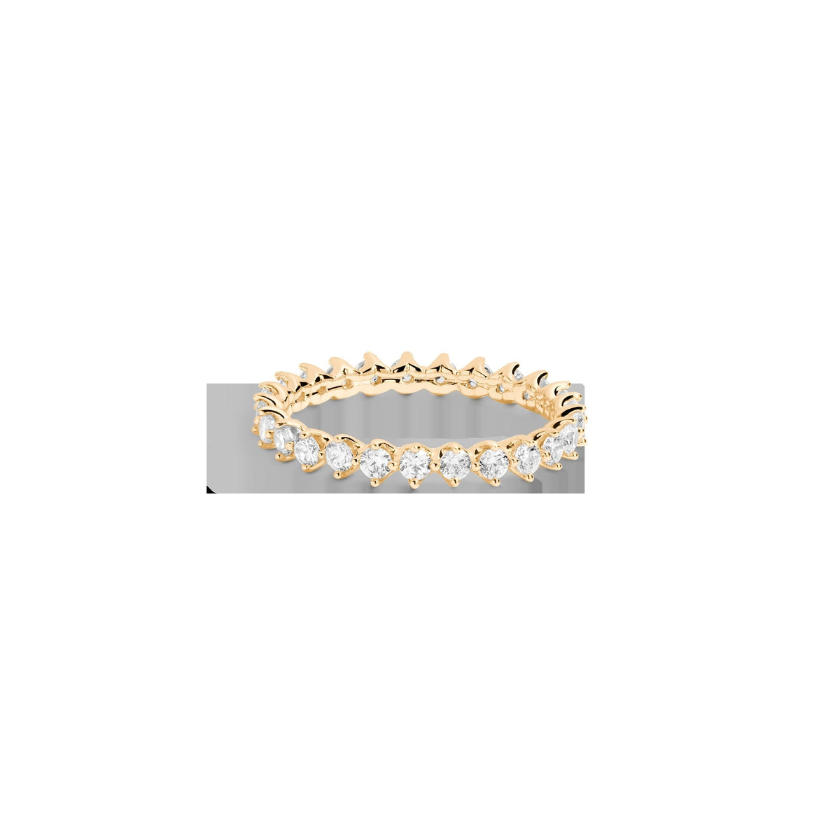 Three-Prong Lab Grown Diamond Eternity Ring