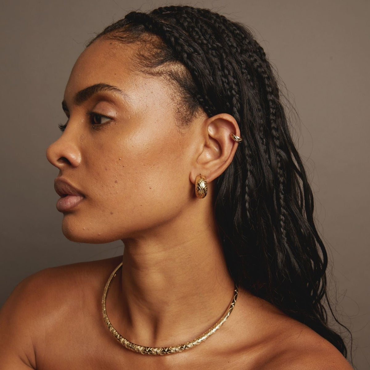 Aurate x Frye: Western Stitch Ear Cuff