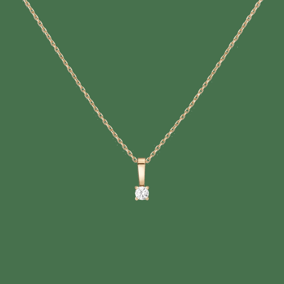 Lab Grown Diamond Solitaire Pendant