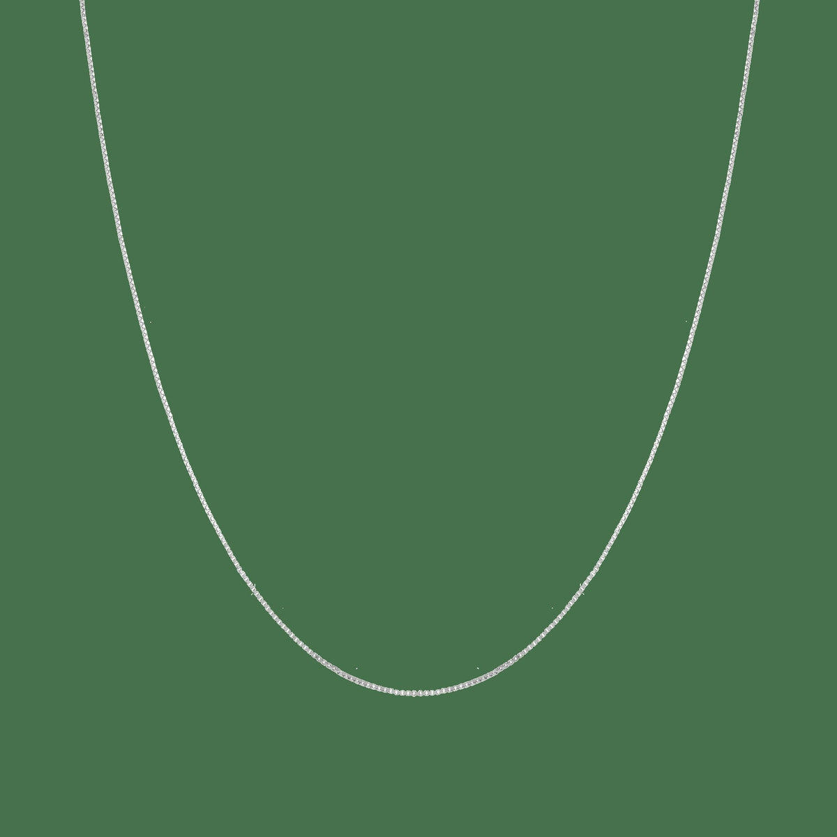 Small Box Chain Necklace