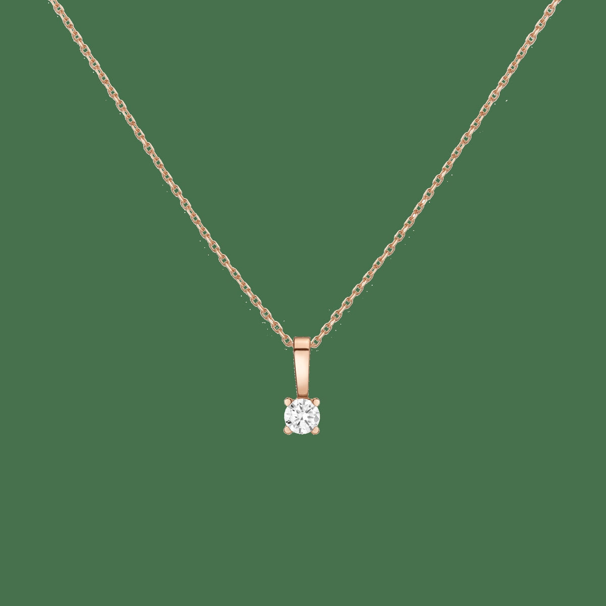 Lab Grown Diamond Solitaire Pendant