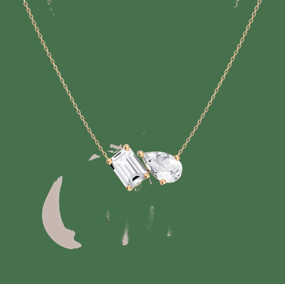 Toi et Moi Gemstone Heirloom Necklace