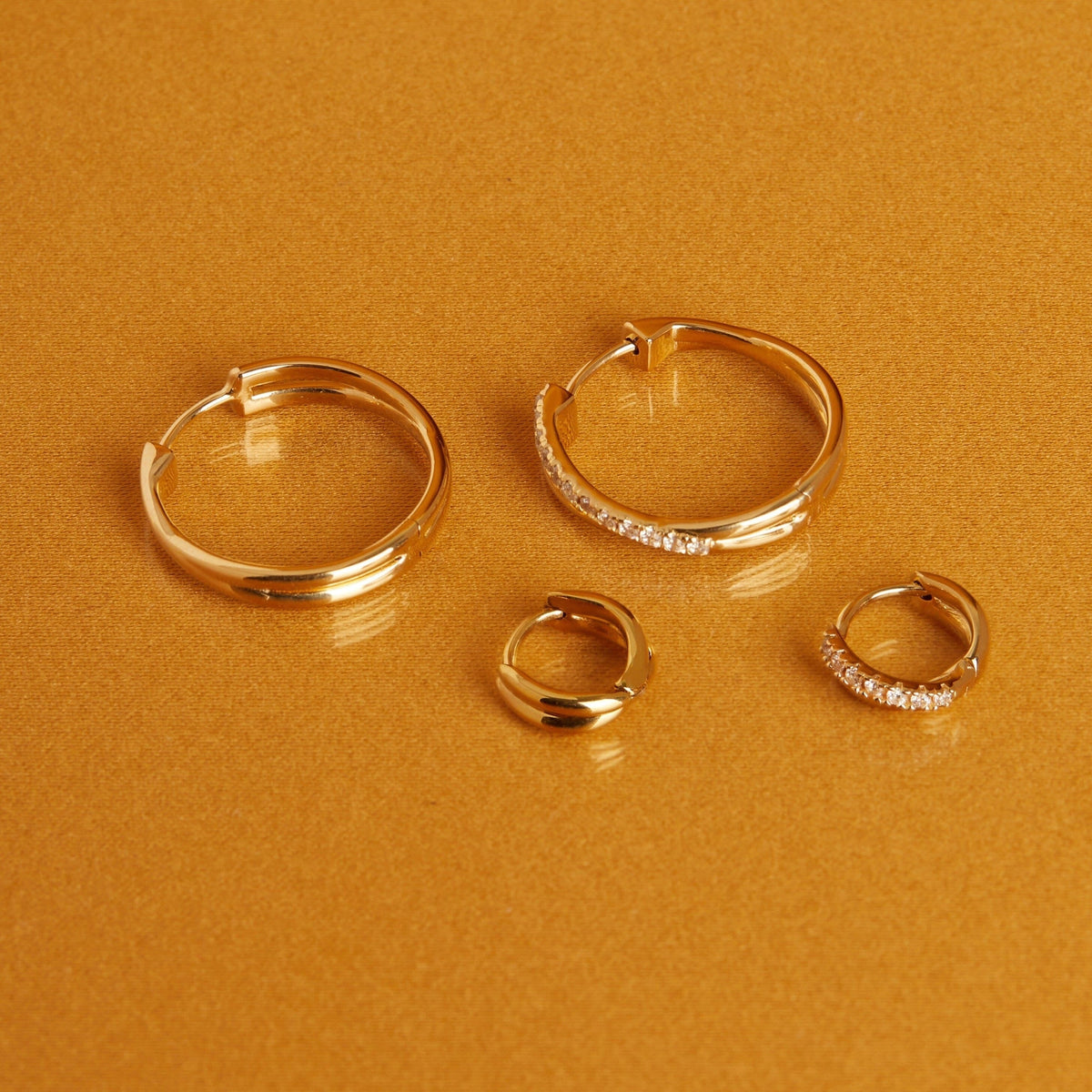 Crossover Hoop Earrings