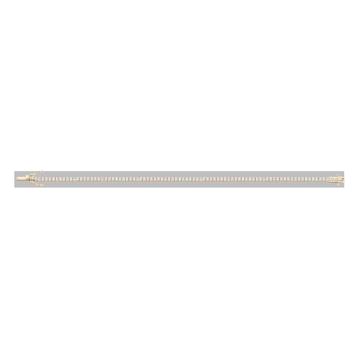 Petite Lab Grown White Sapphire Tennis Bracelet