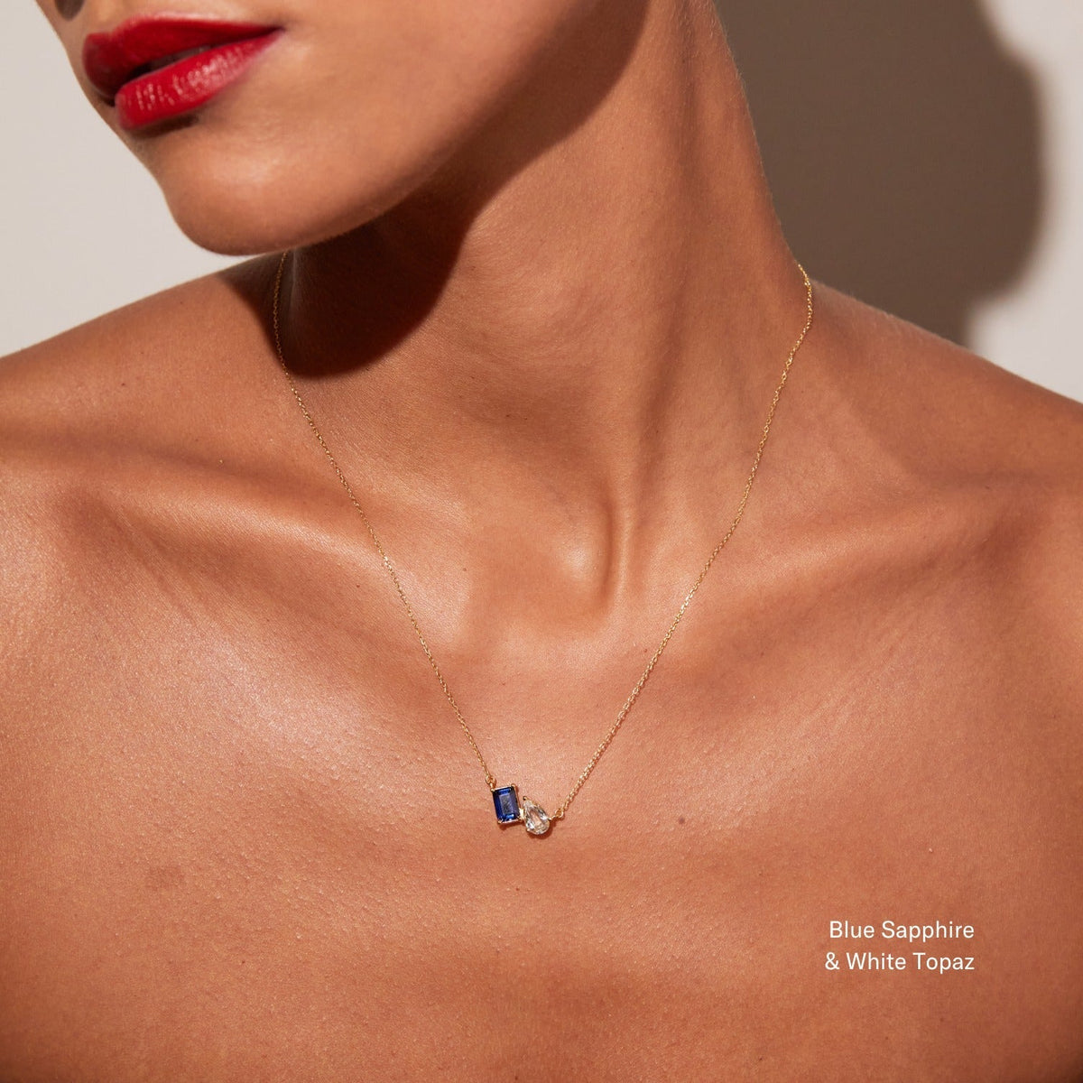 Toi et Moi Gemstone Heirloom Necklace