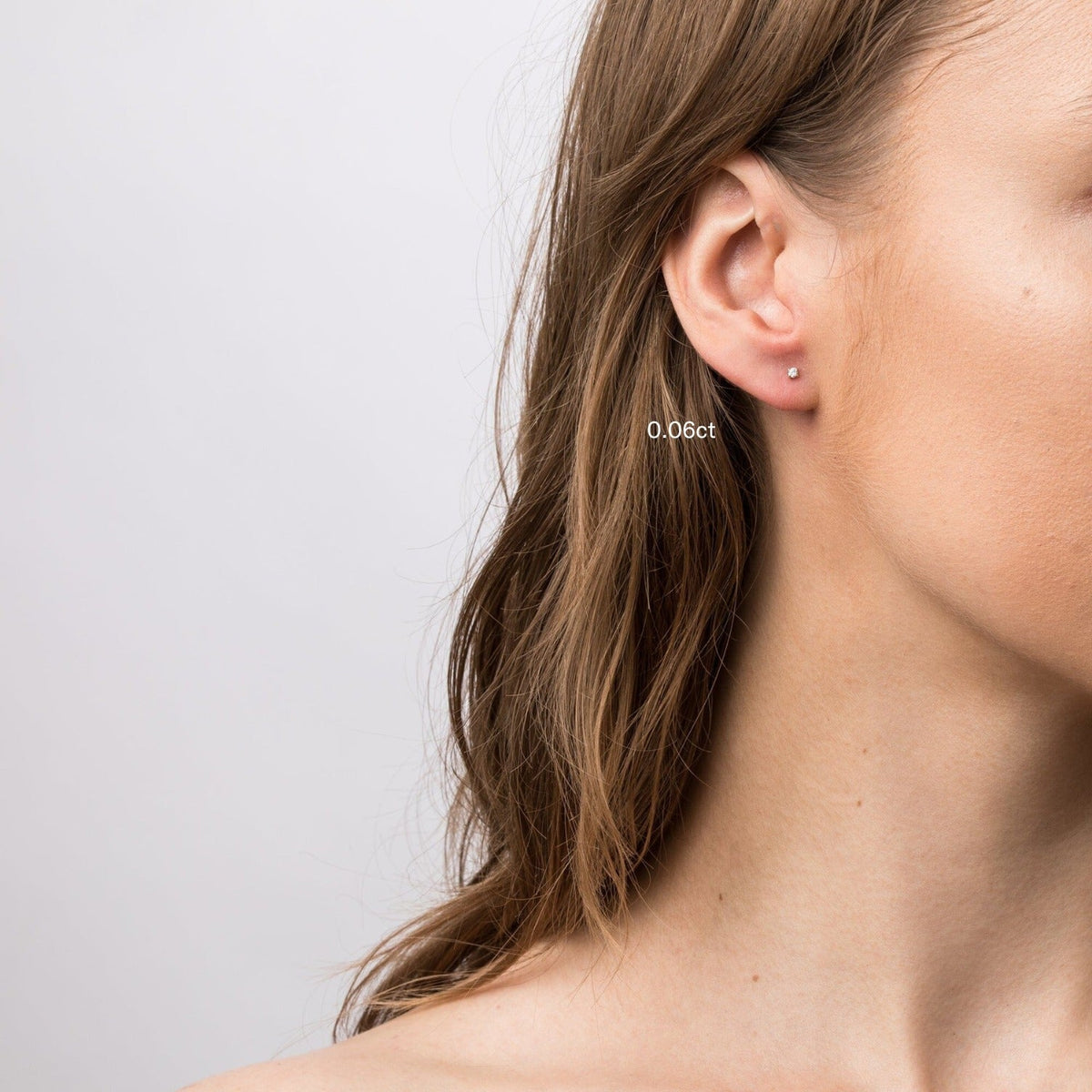 Lab Grown Diamond Stud Earrings