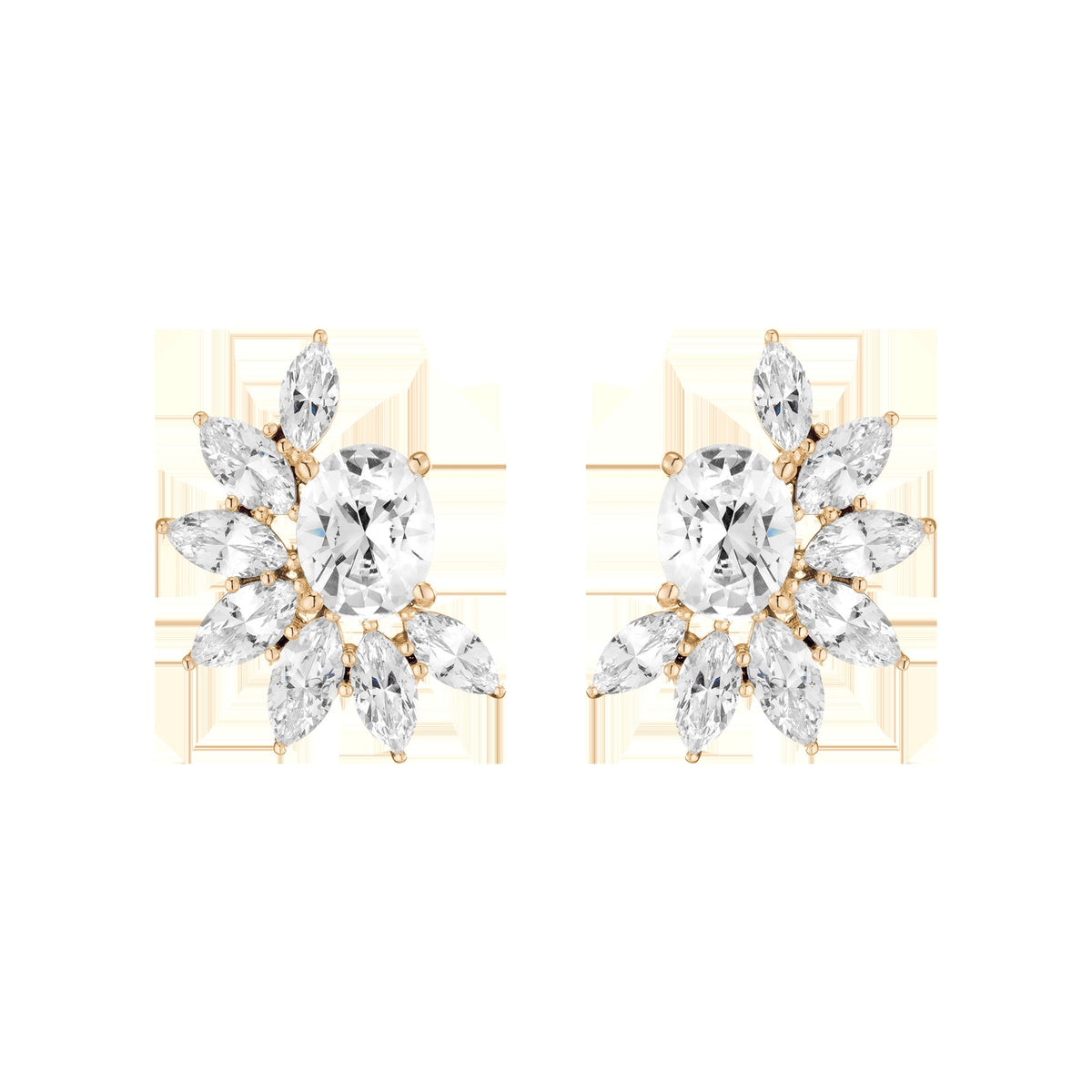 Aurate x Frye: Marquise Fringe Earrings