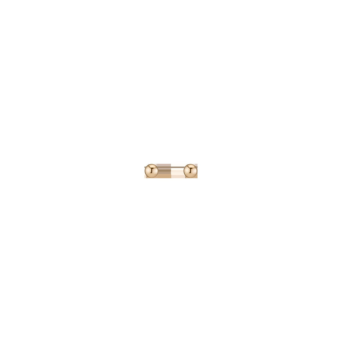 Gold Ball Studs 4mm