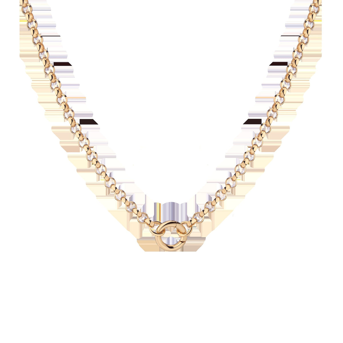 Rolo Chain Charm Necklace