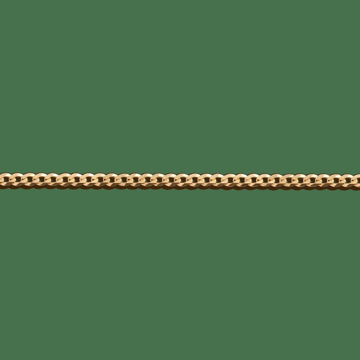 Large Gold Curb Chain Bracelet