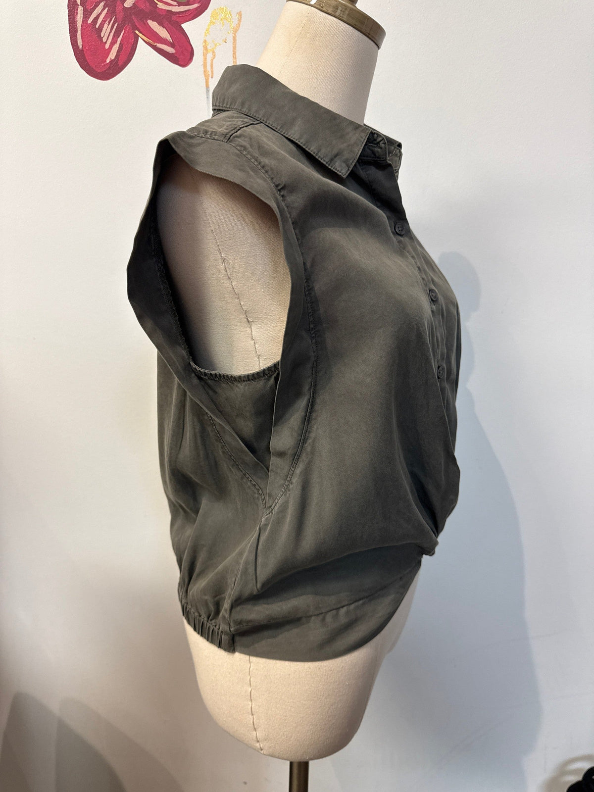 Evereve Green Top, S