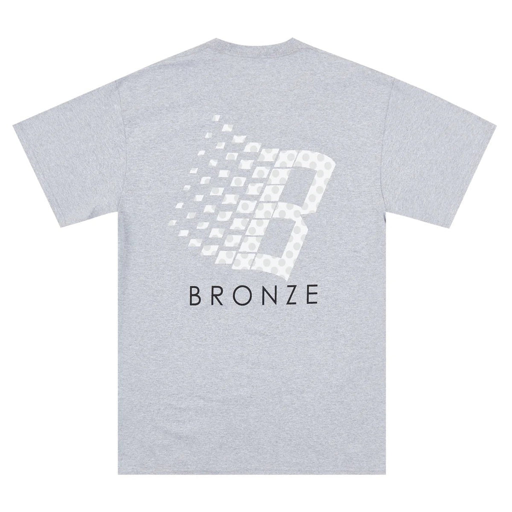 BRONZE 56K - POLKA DOT LOGO TEE HEATHER GREY