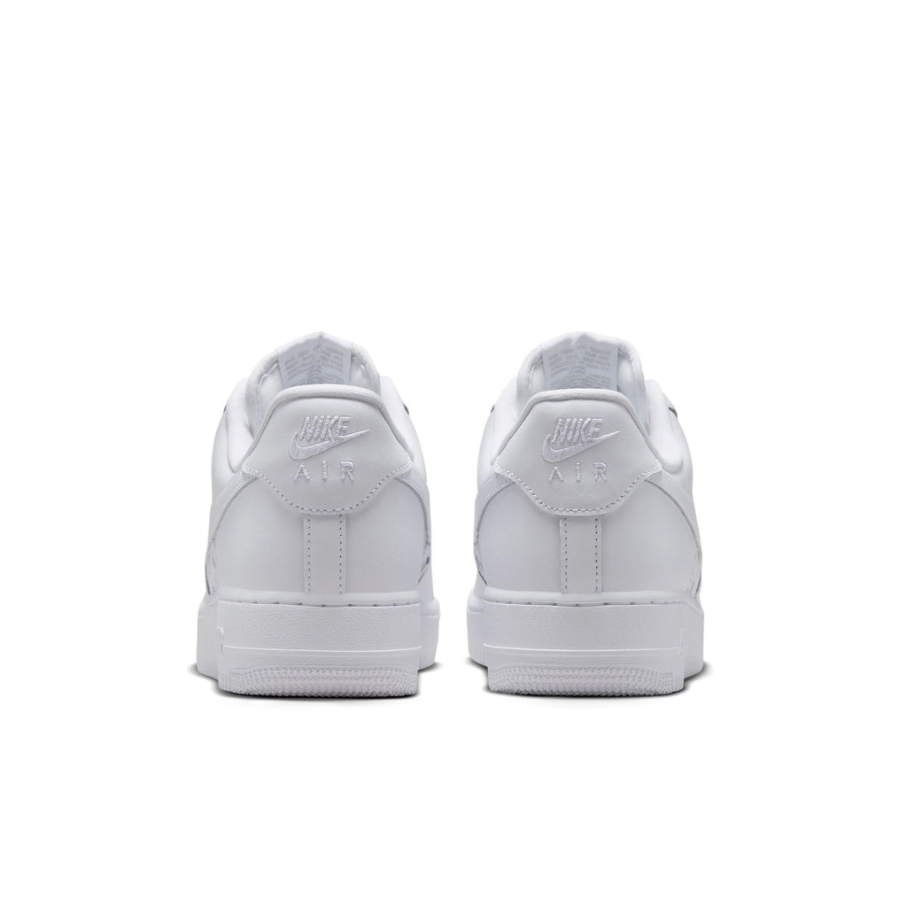 Nike Air Force 1 '07 Edge (White/White/Metallic Silver)