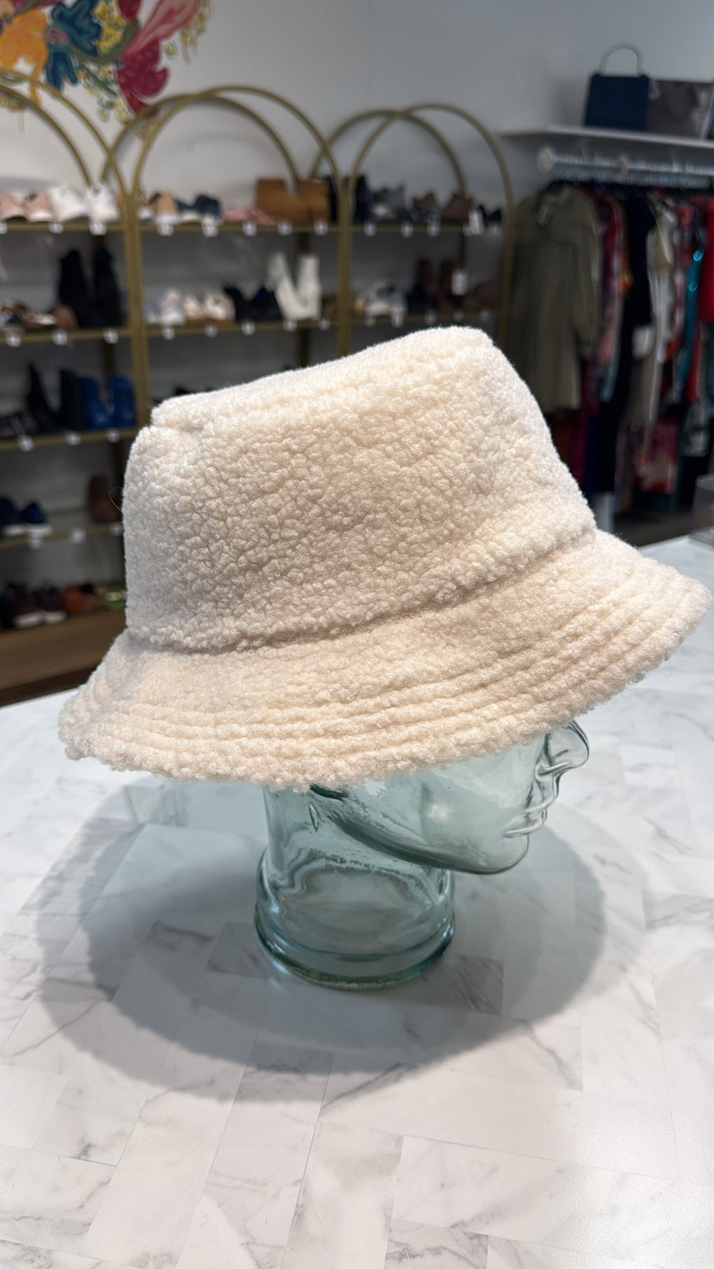 American Eagle Cream Bucket Hat