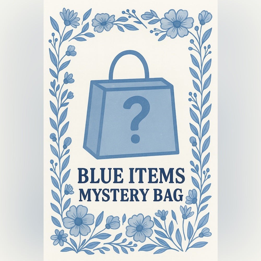 Size Small Light Blue Mystery Bag $252 value - 10 items