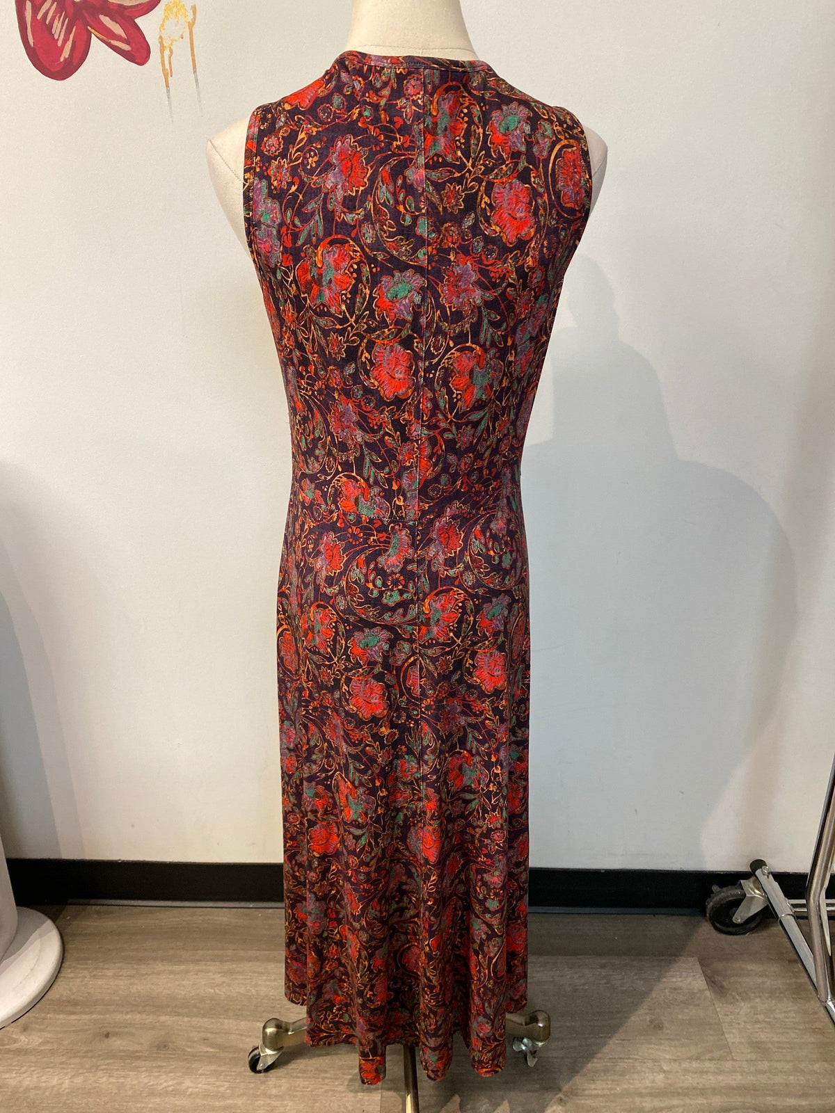 Peruvian Connection Print Dress, M