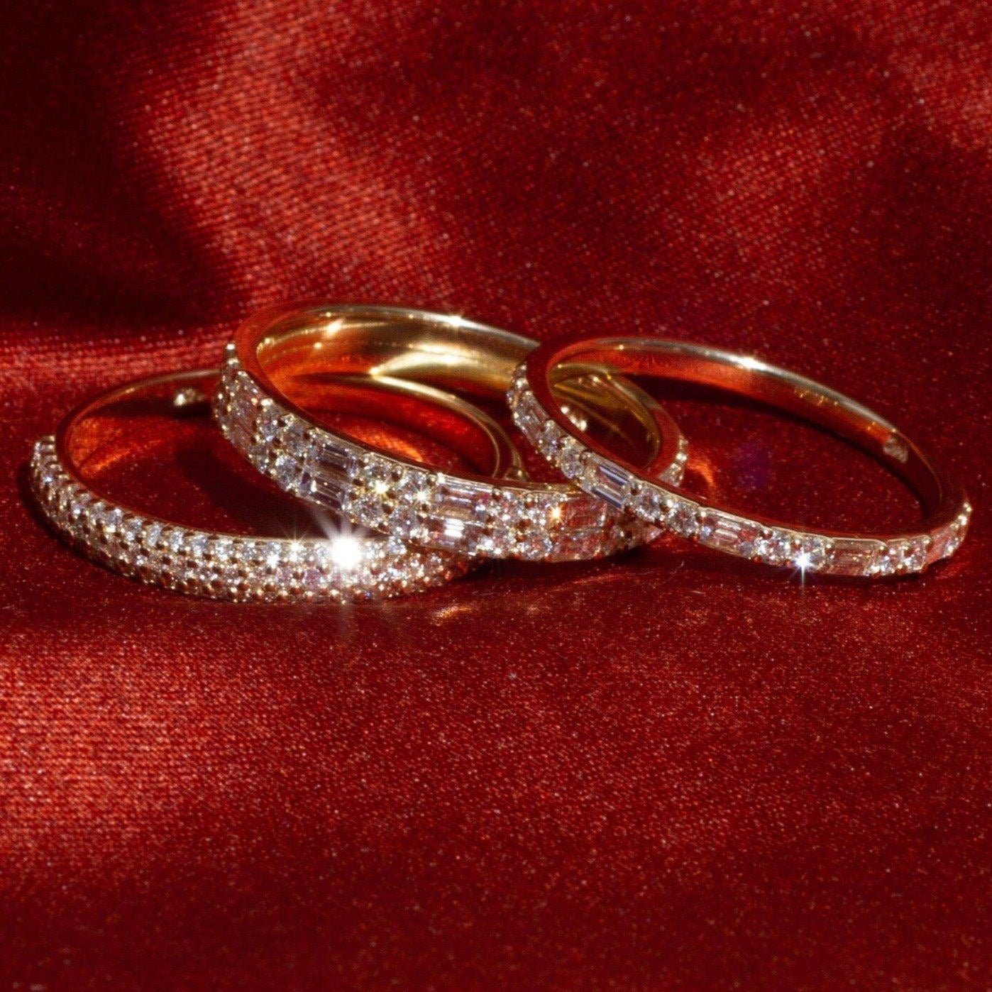 Mixed Cut Diamond Ring