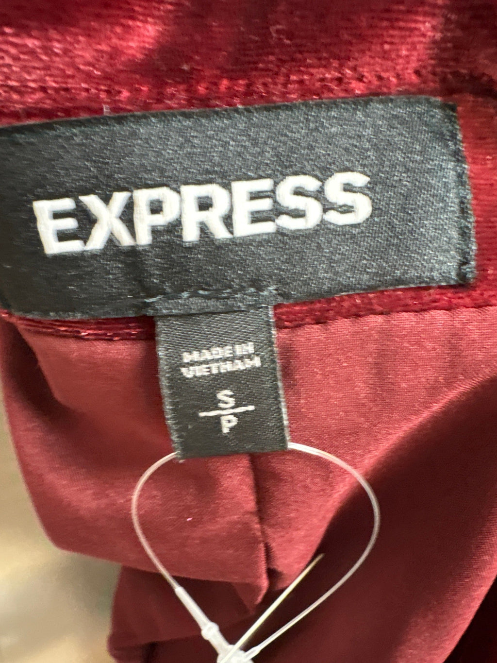 Express Red Blazer Jacket, S