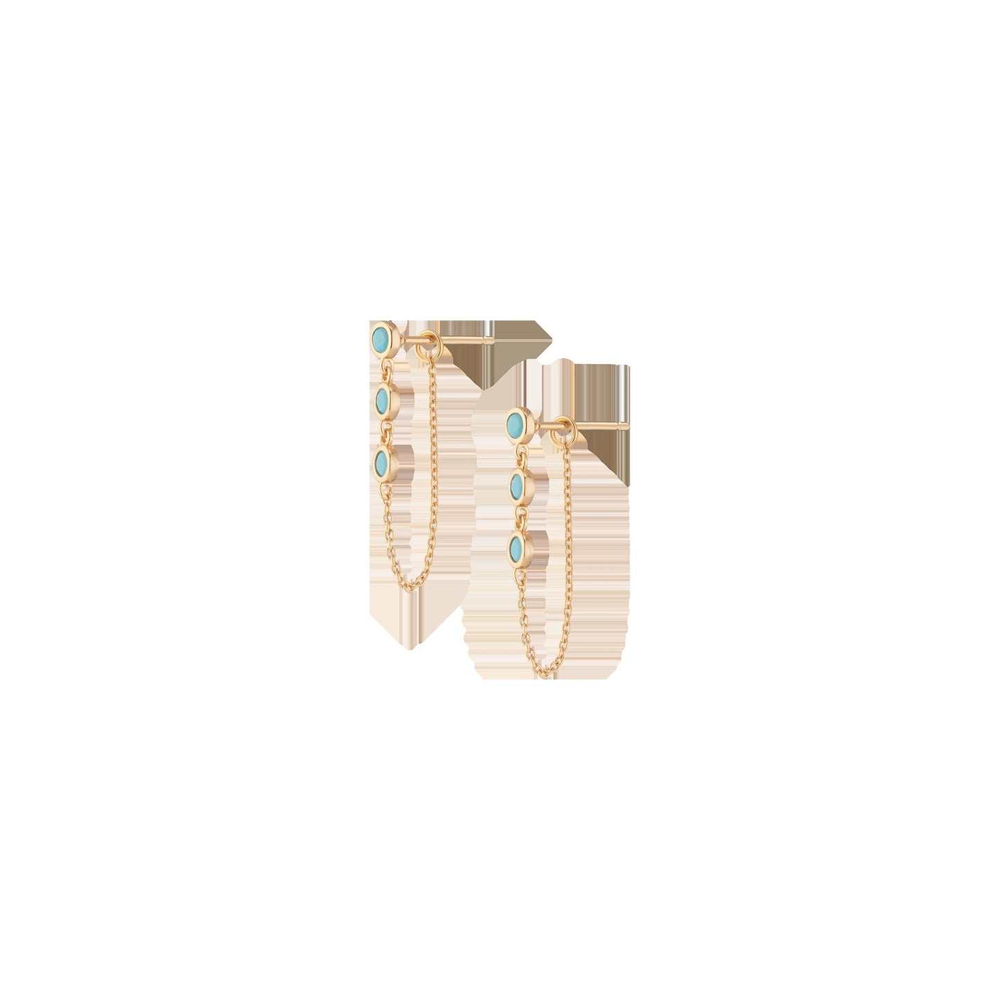Aurate x Frye: Turquoise Station Earrings