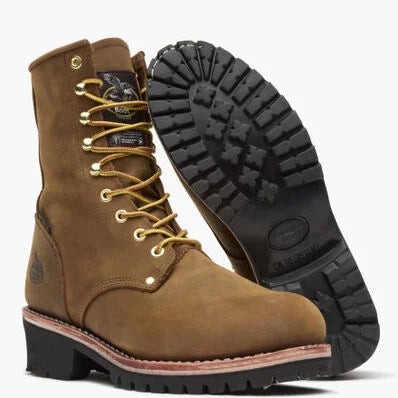 Georgia Boot Steel Toe Waterproof 400G Insulated Logger Work Boot