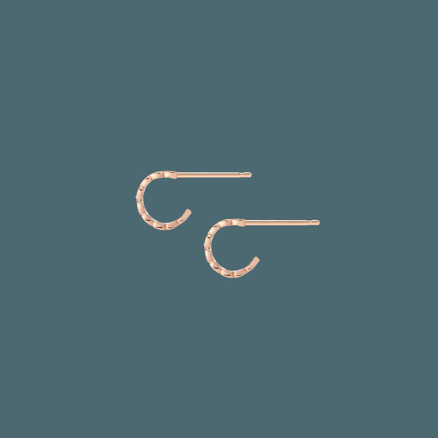 Infinity Heart Huggie Earrings