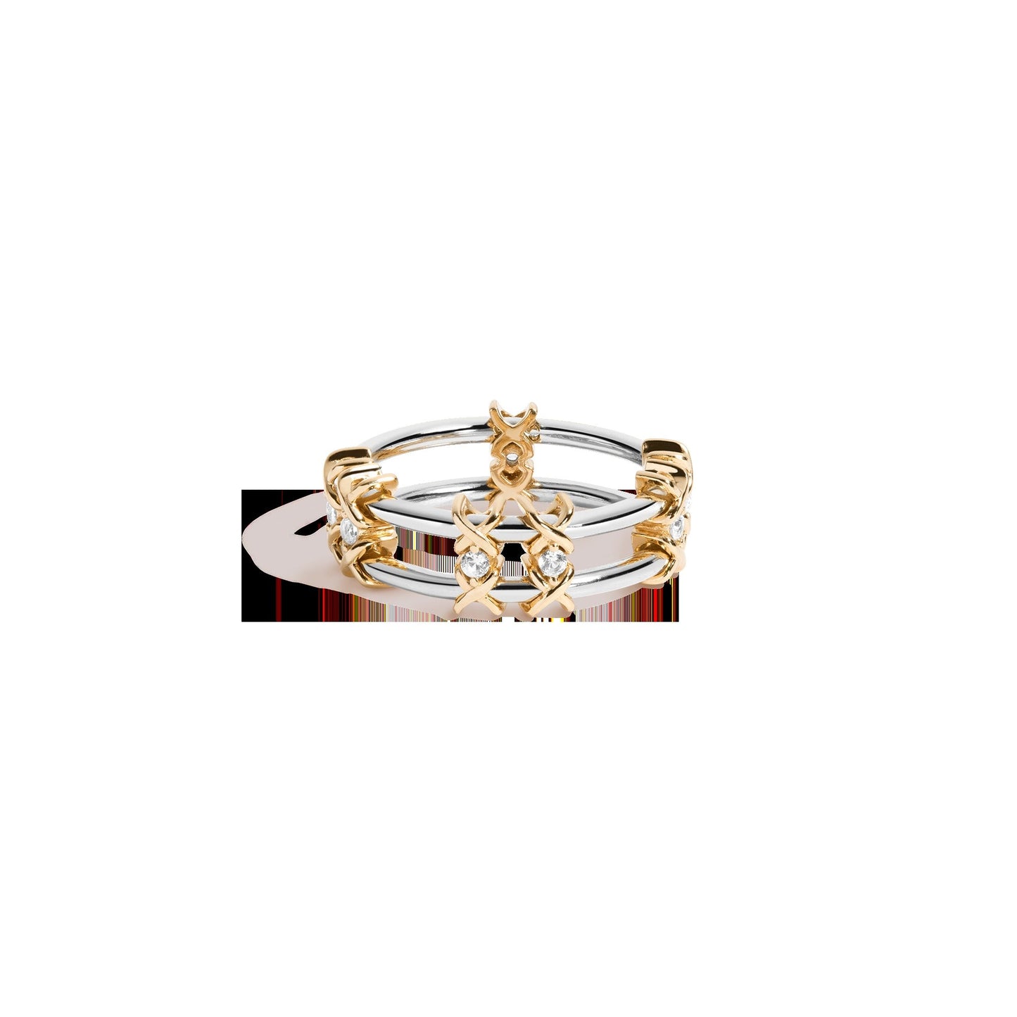 Kinetic Estate Two-Tone Ring