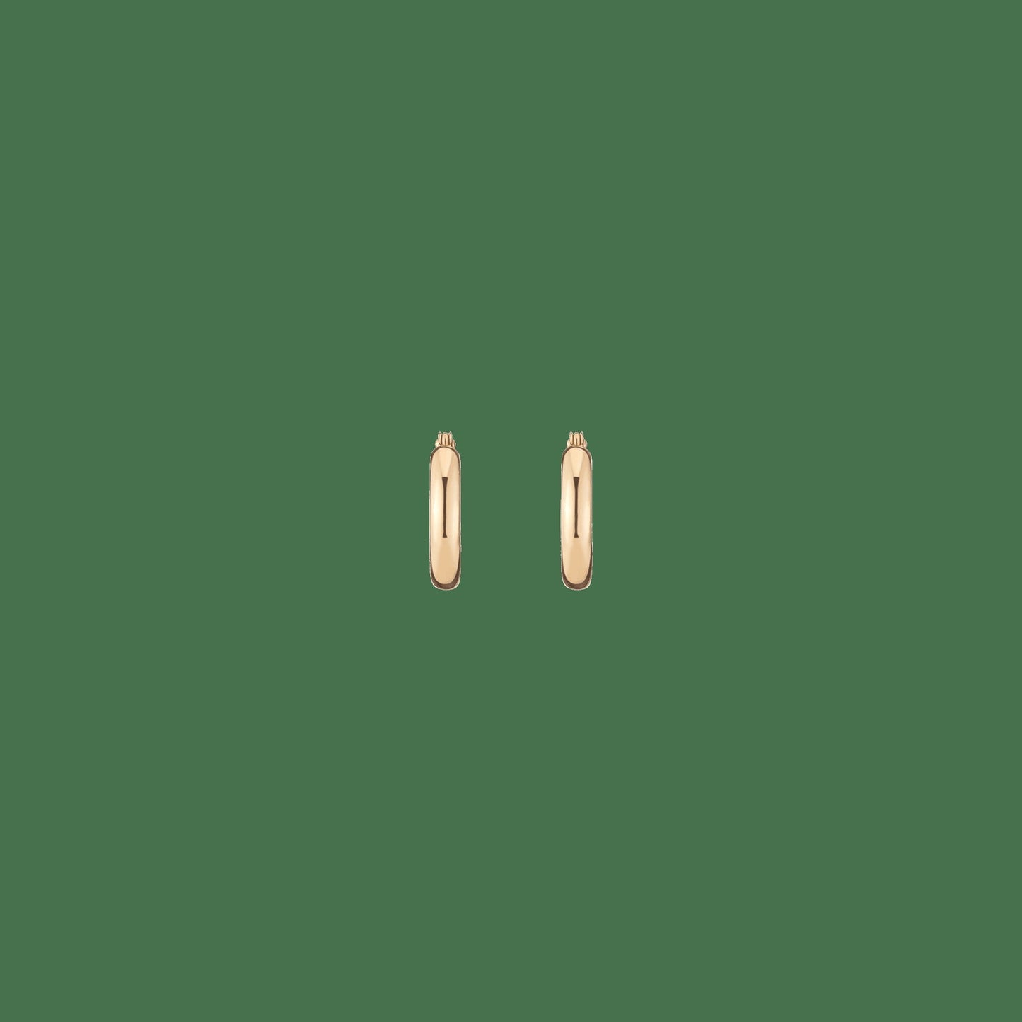 Gold Hoop Earrings - 3mm