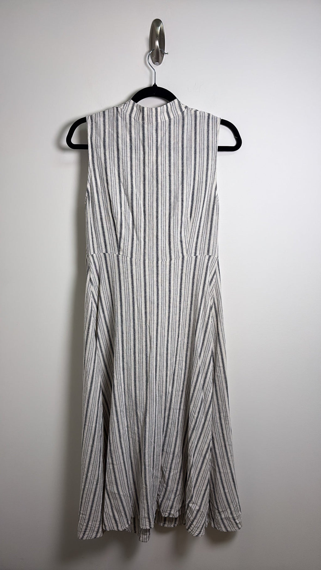 Tahari Cream/Blue Stripe Dress, S