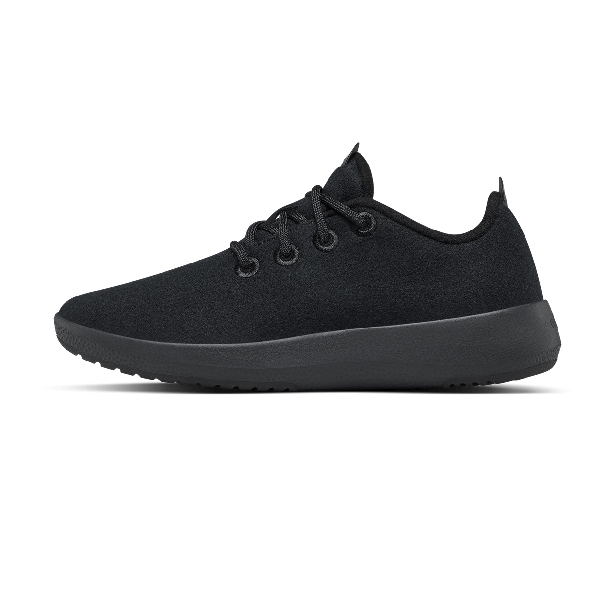 Women's Wool Runner Mizzle - True Black (Black Sole)