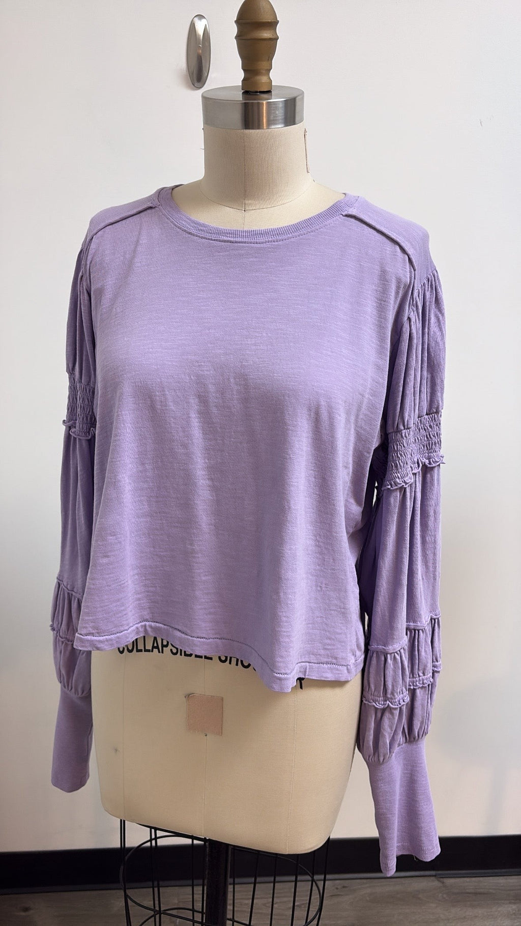 Pilcro Purple Cropped Anthropologie Top, M