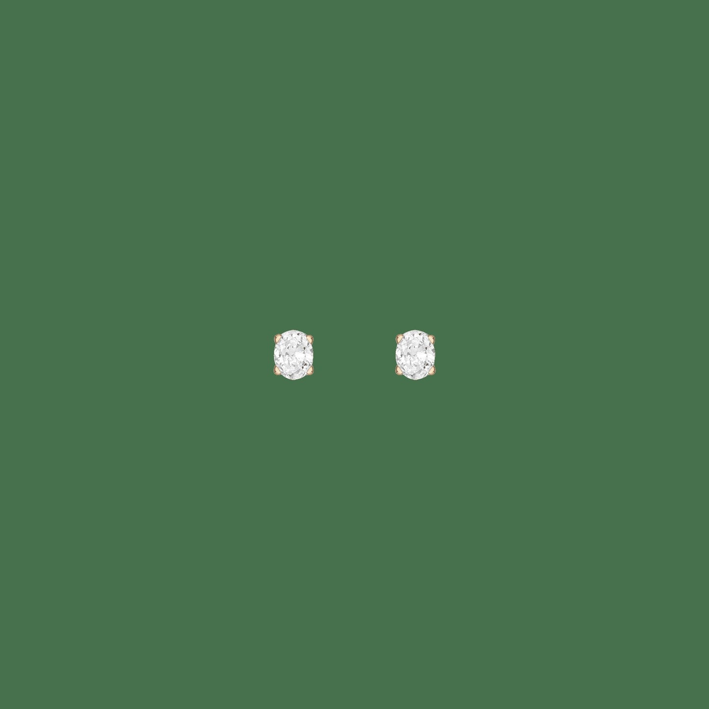 Oval Lab Grown Diamond Studs