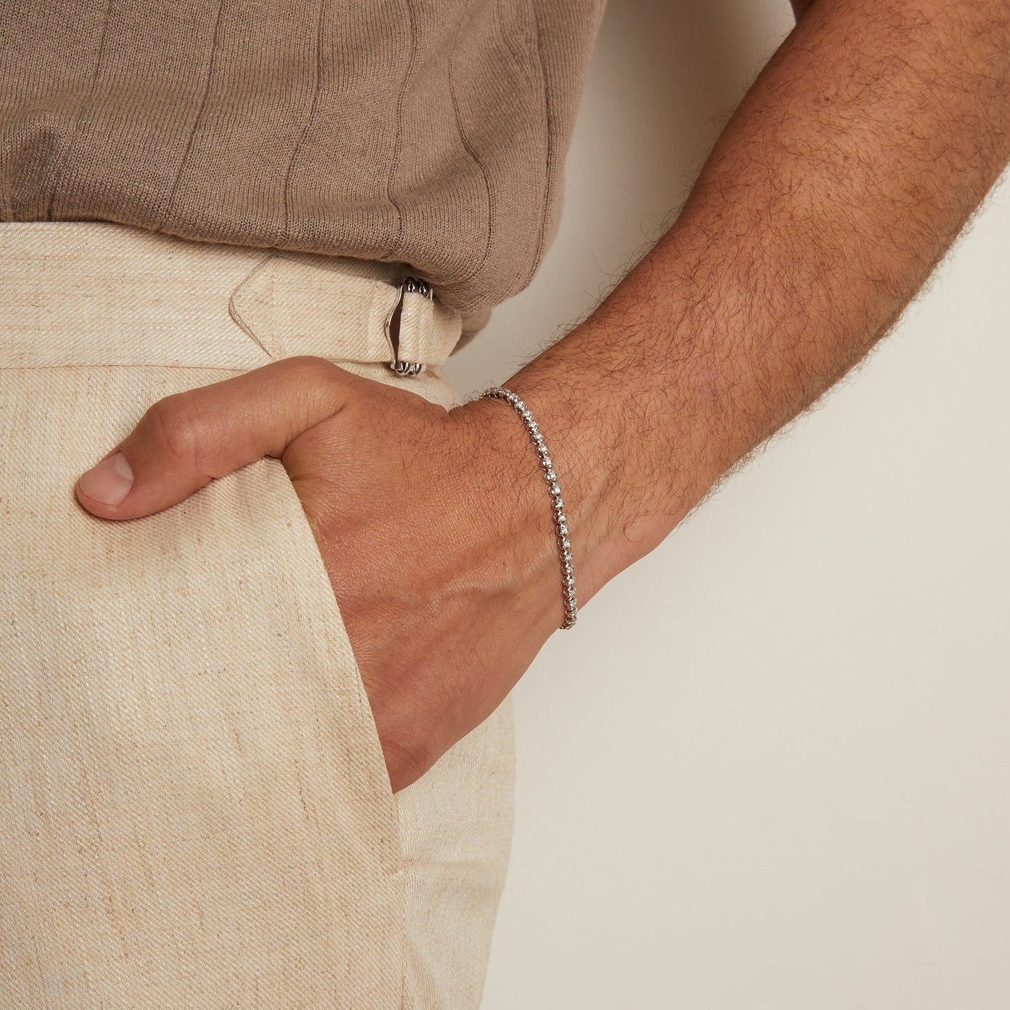 Mini Lab Grown Diamond Tennis Bracelet