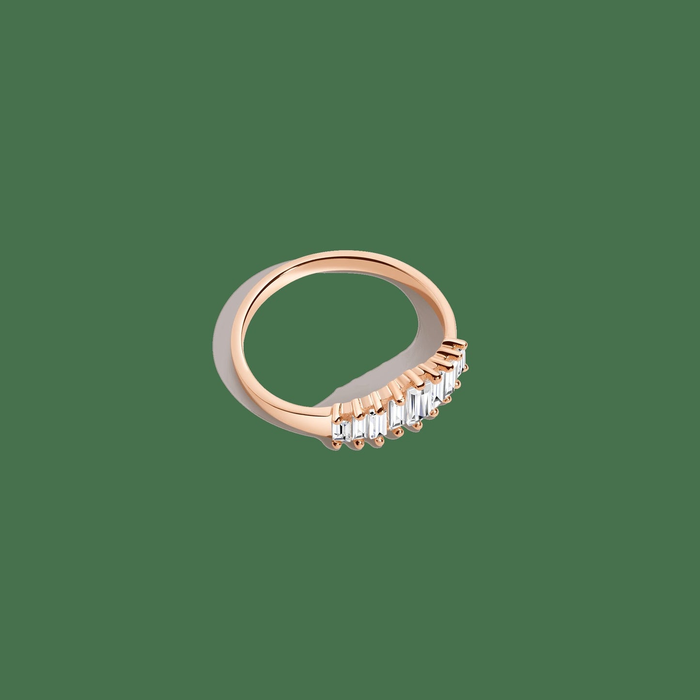 Brooklyn Baguette Diamond Ring