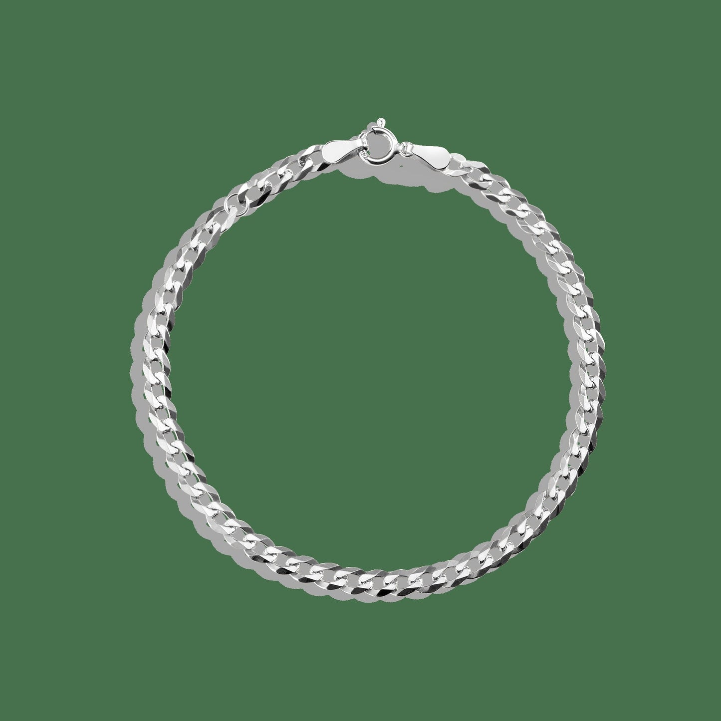 Large Gold Curb Chain Anklet