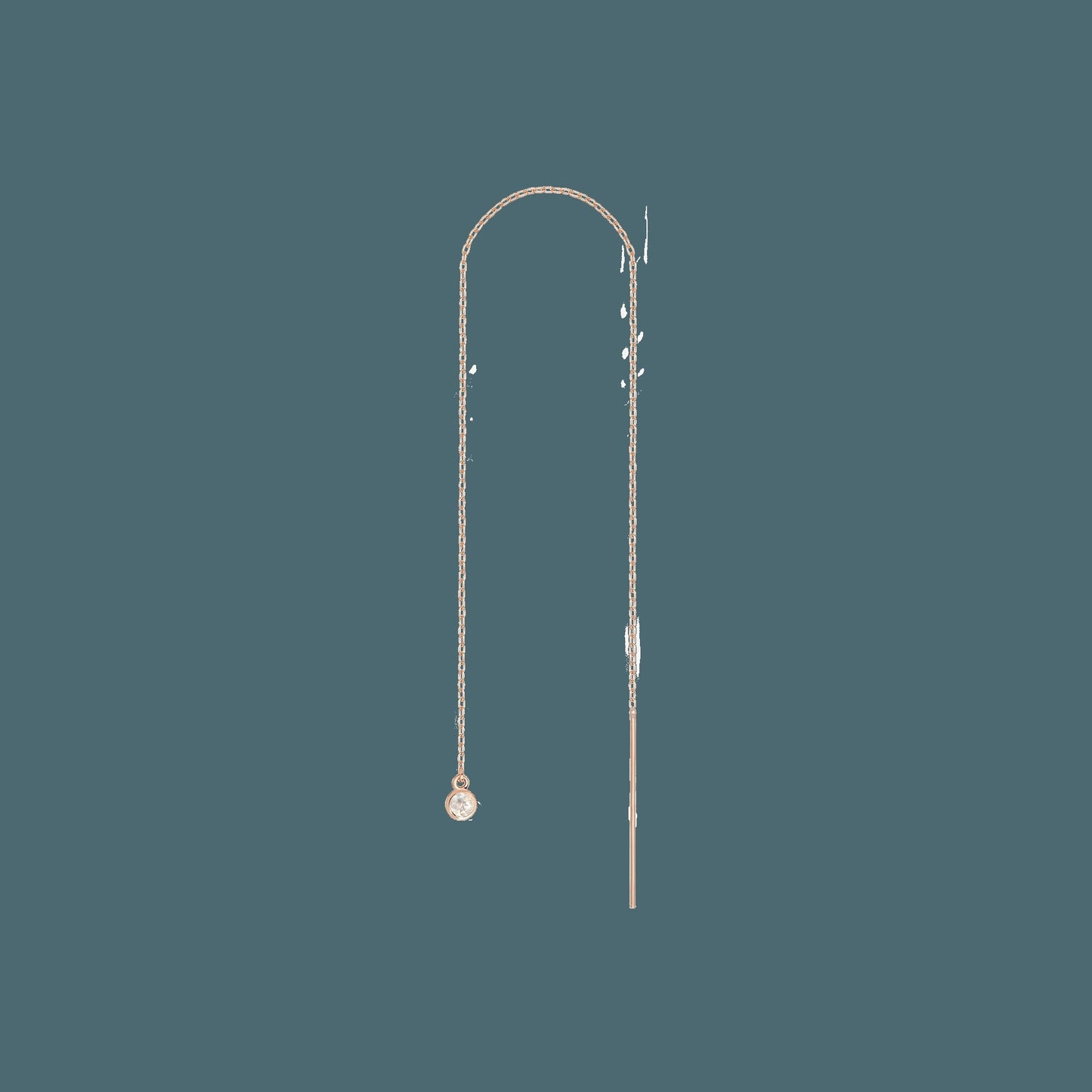 Birthstone Ear Chain Threader