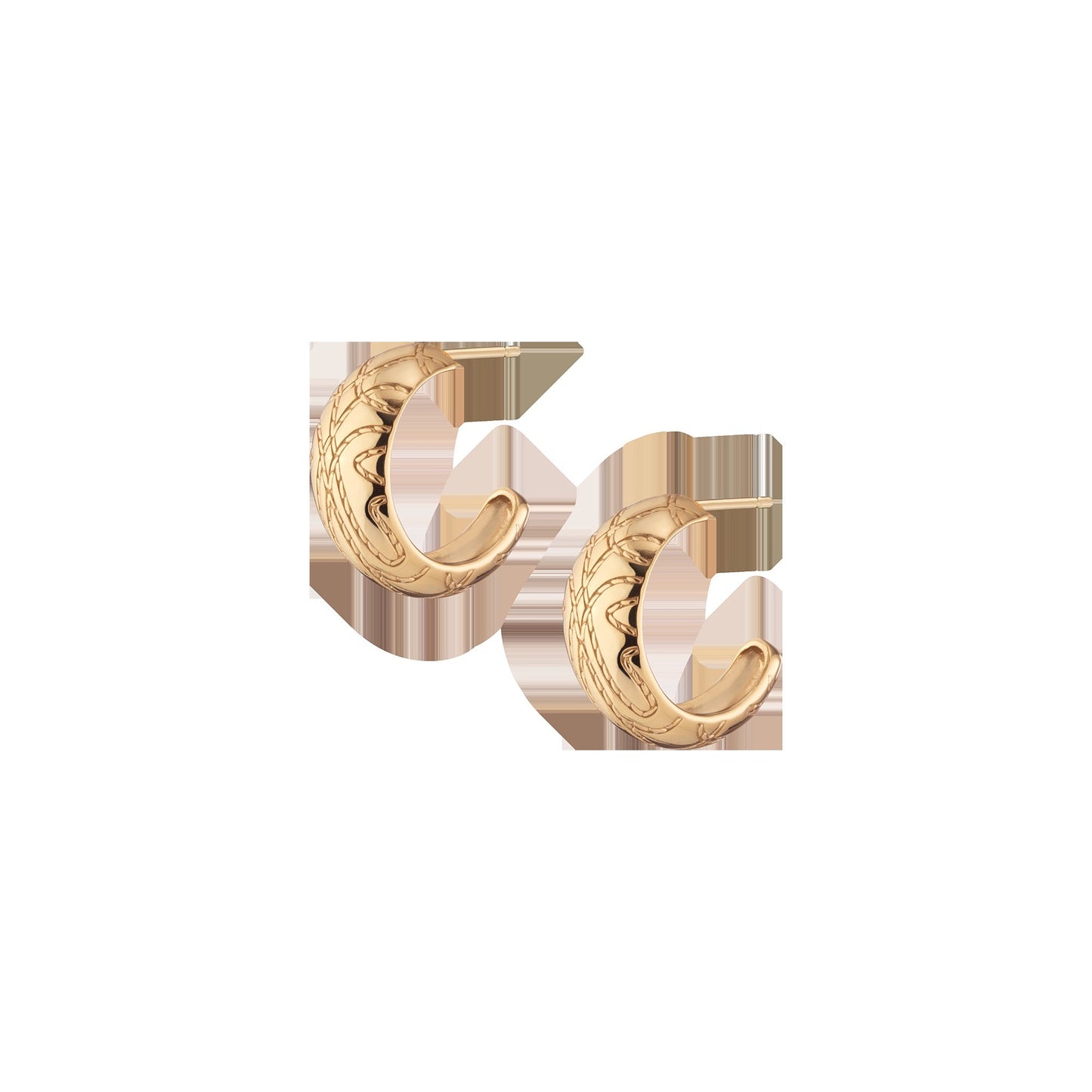 Aurate x Frye: Western Stitch Hoop Earrings