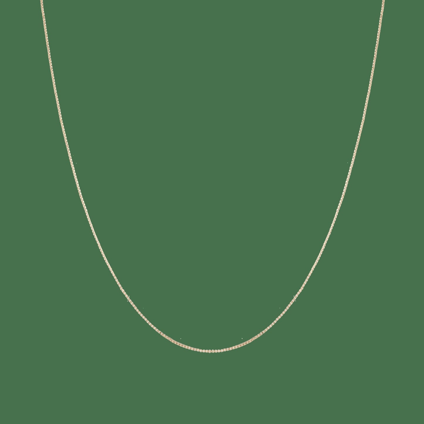 Small Box Chain Necklace