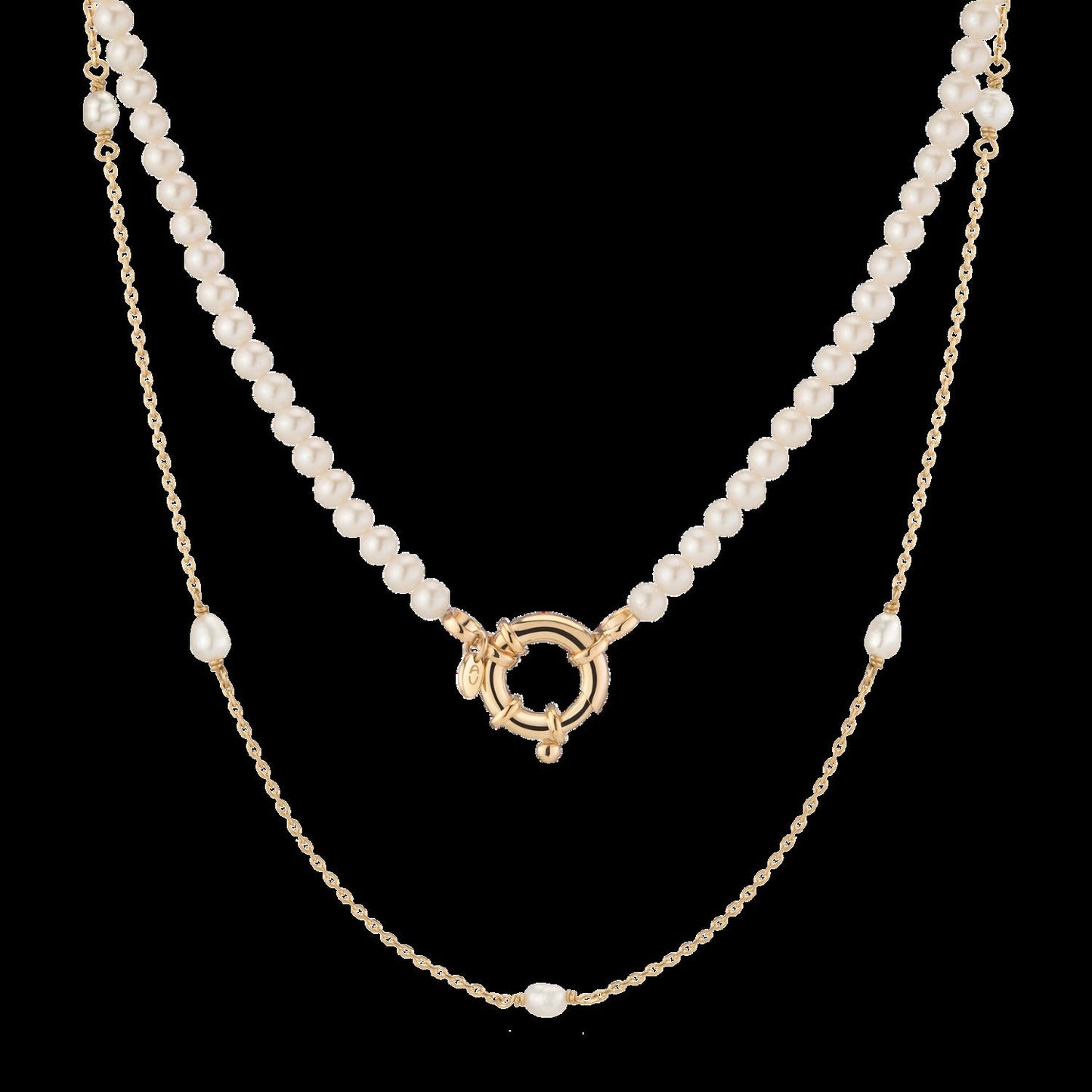 Pearl Necklace Stack