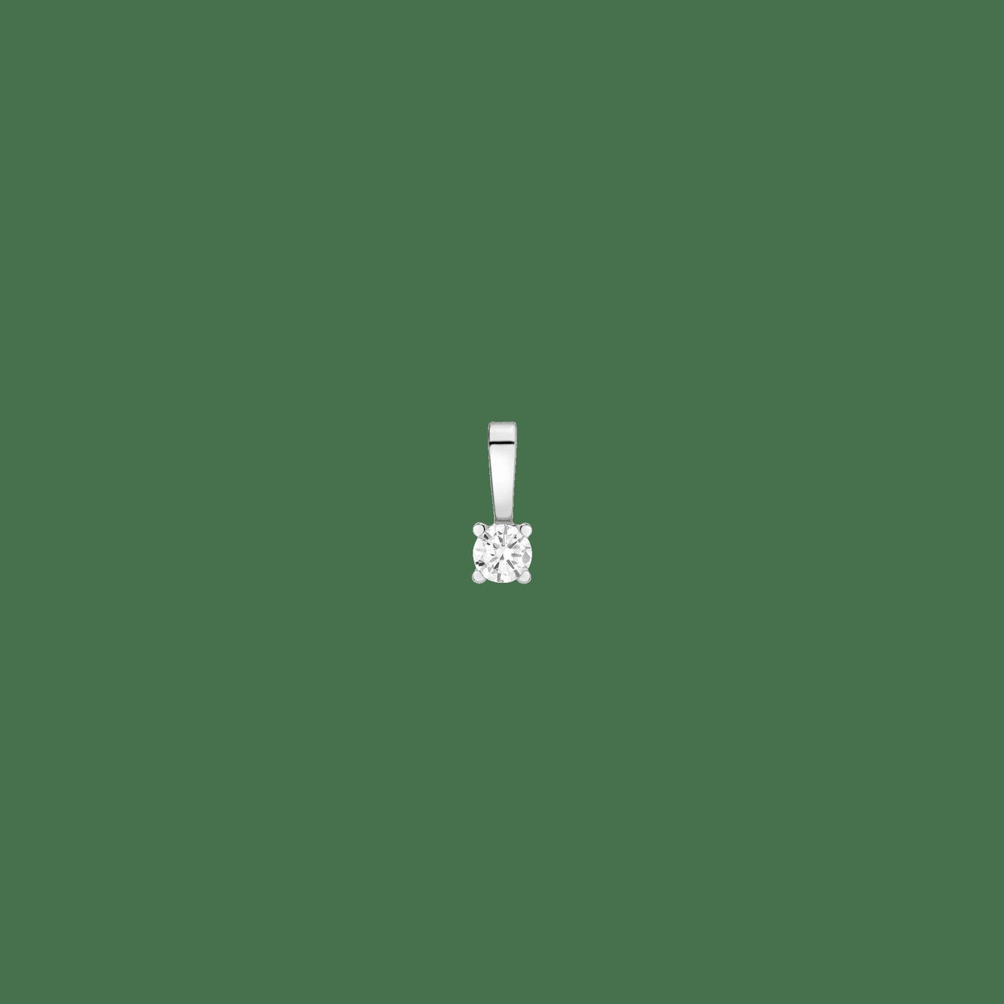 Lab Grown Diamond Solitaire Pendant