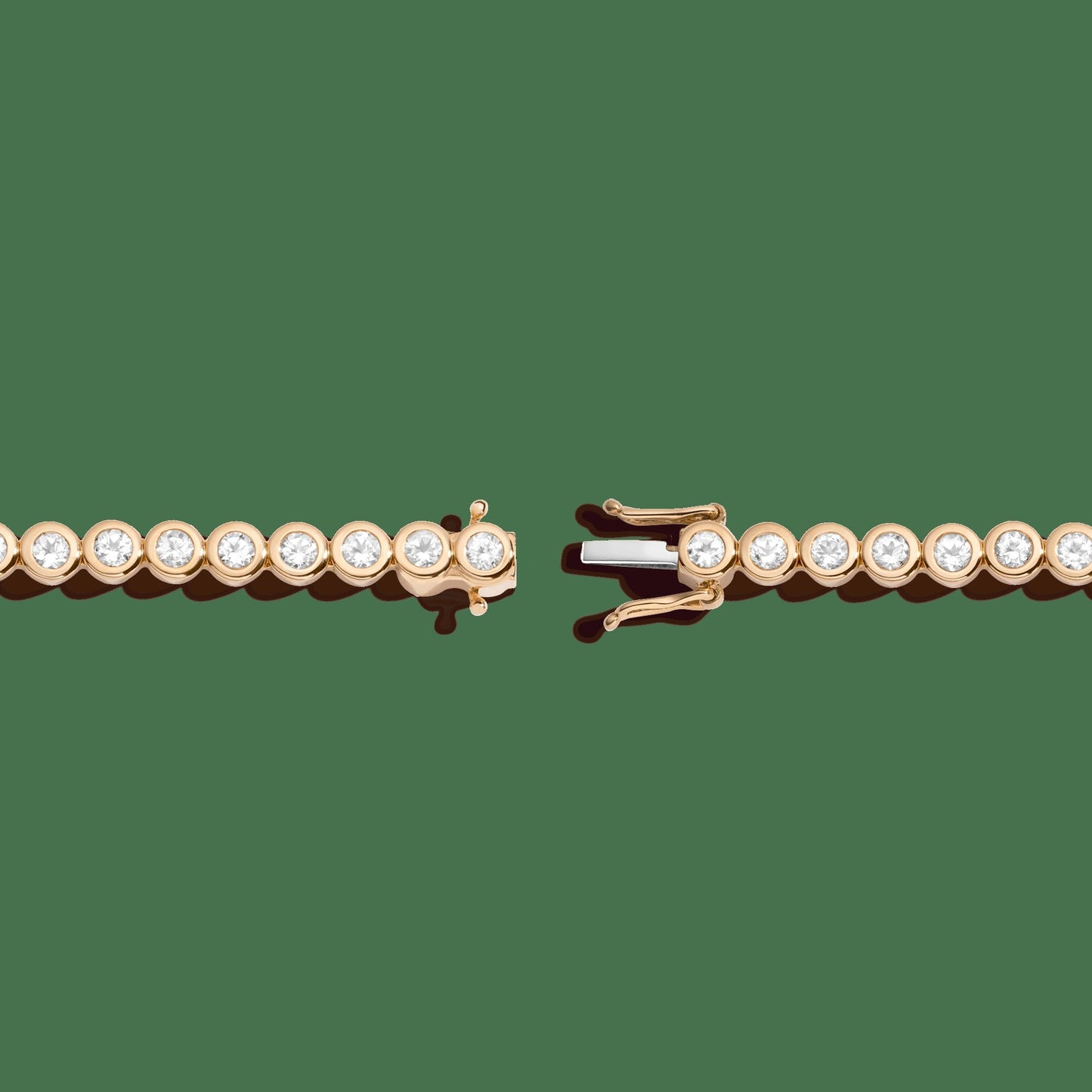 Diamond Bezel Tennis Bracelet