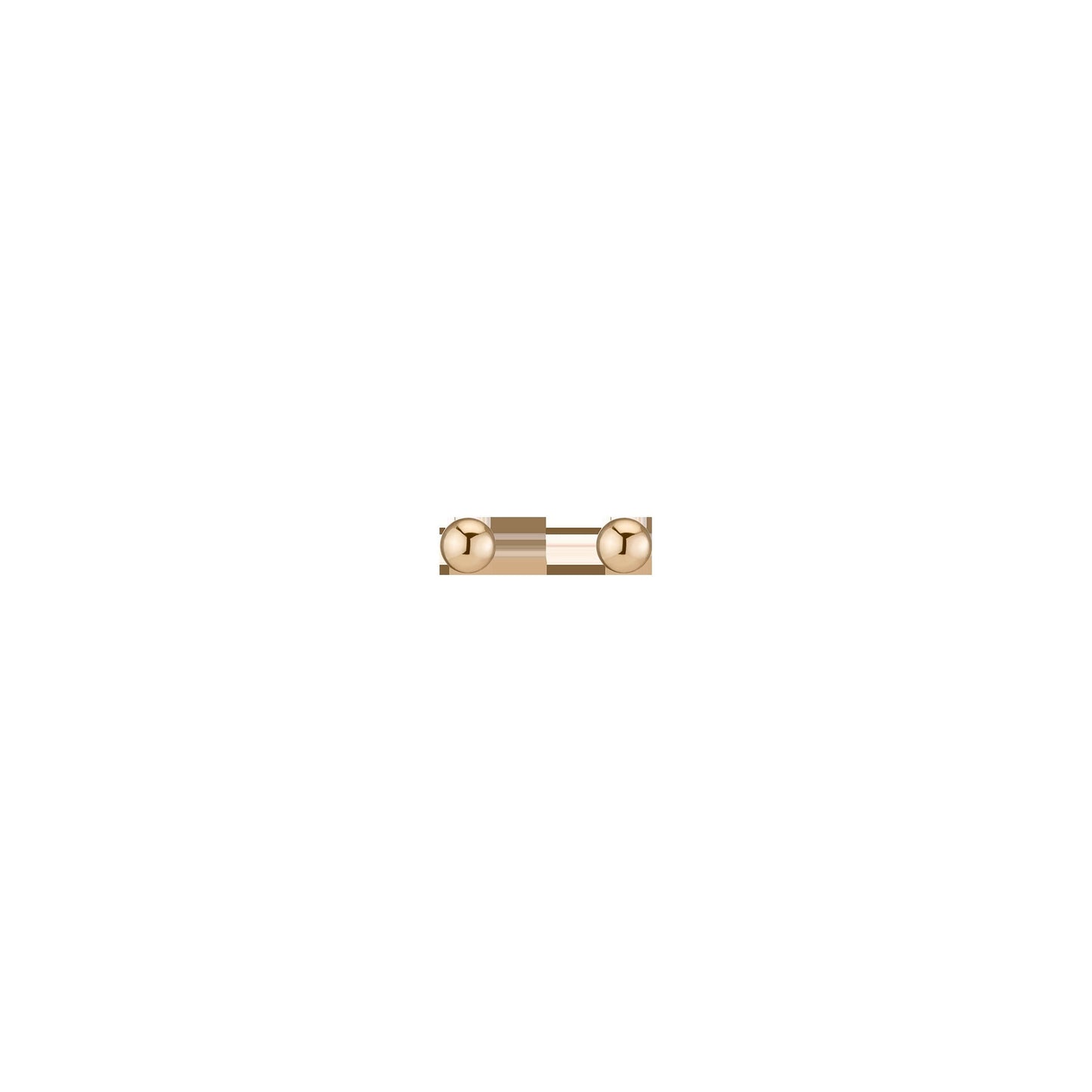 Gold Ball Studs